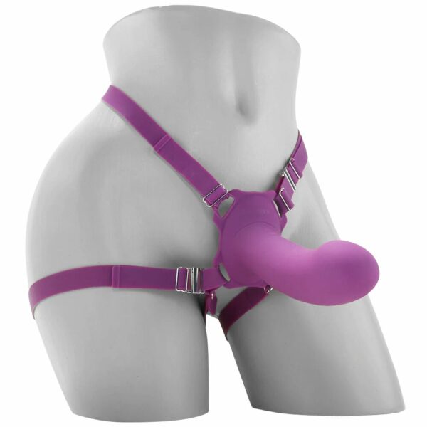 ME2 Rumble Vibrating Silicone Strap-On